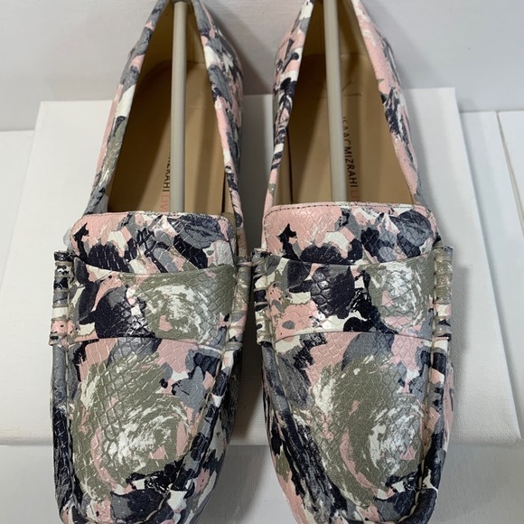 Isaac Mizrahi Live! Floral printed moccasins 8.5 - Picture 4 of 4